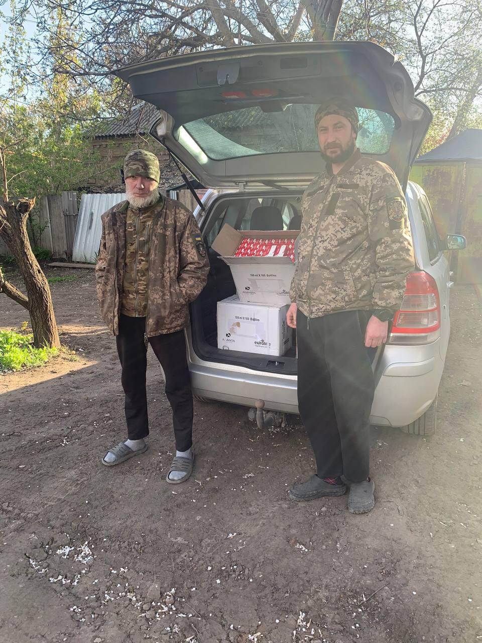Чергова допомога українським захисникам